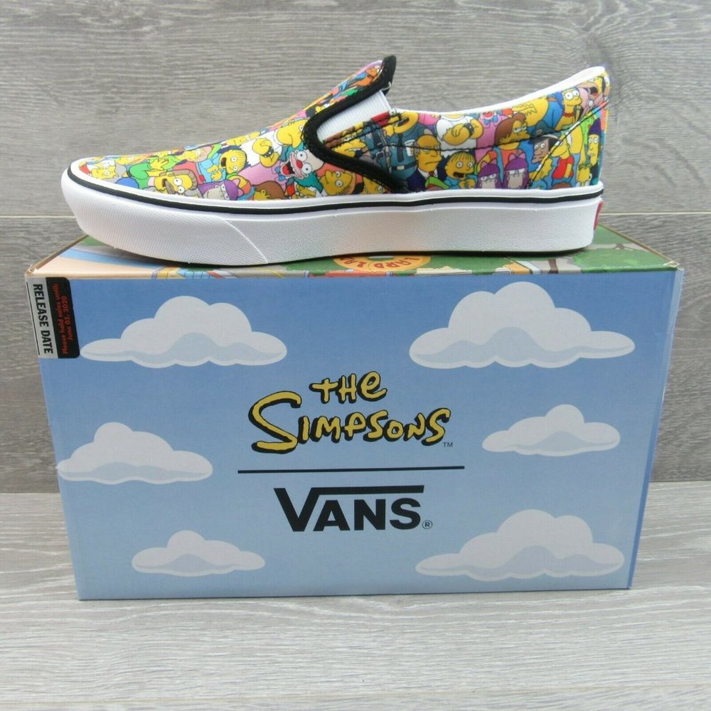 Vans x The Simpsons Slip On ComfyCush Springfield - Picture 2 of 14